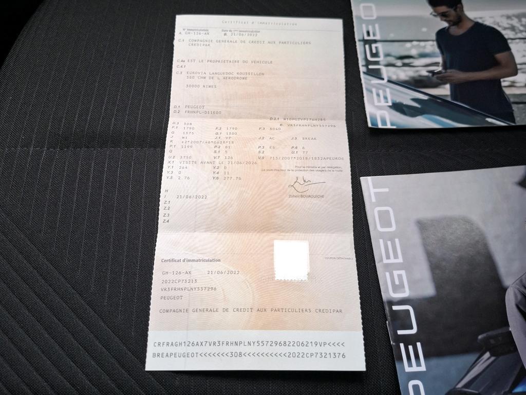 Peugeot 308 SW PureTech 110ch S&S BVM6 Active Pack 2022