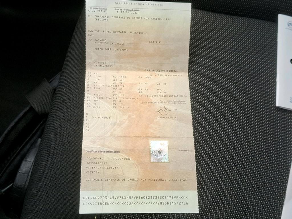 Citroen C3 PureTech 83 ch BVM5 You 2023
