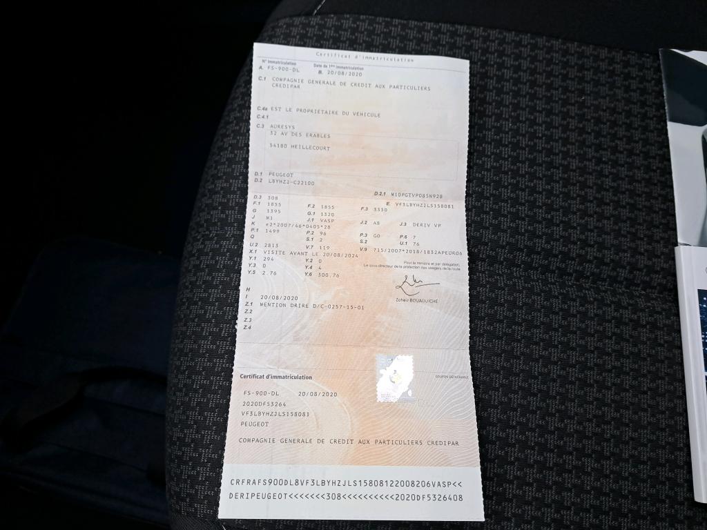 Peugeot 308 BLUEHDI 130 S&S BVM6 ACTIVE BUSINESS R' 2020