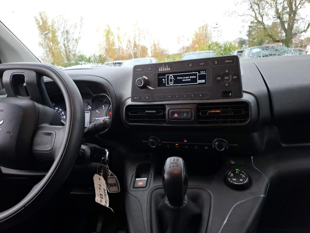 Citroen BERLINGO VAN M 650 BLUEHDI 100 S&S CLUB 2019