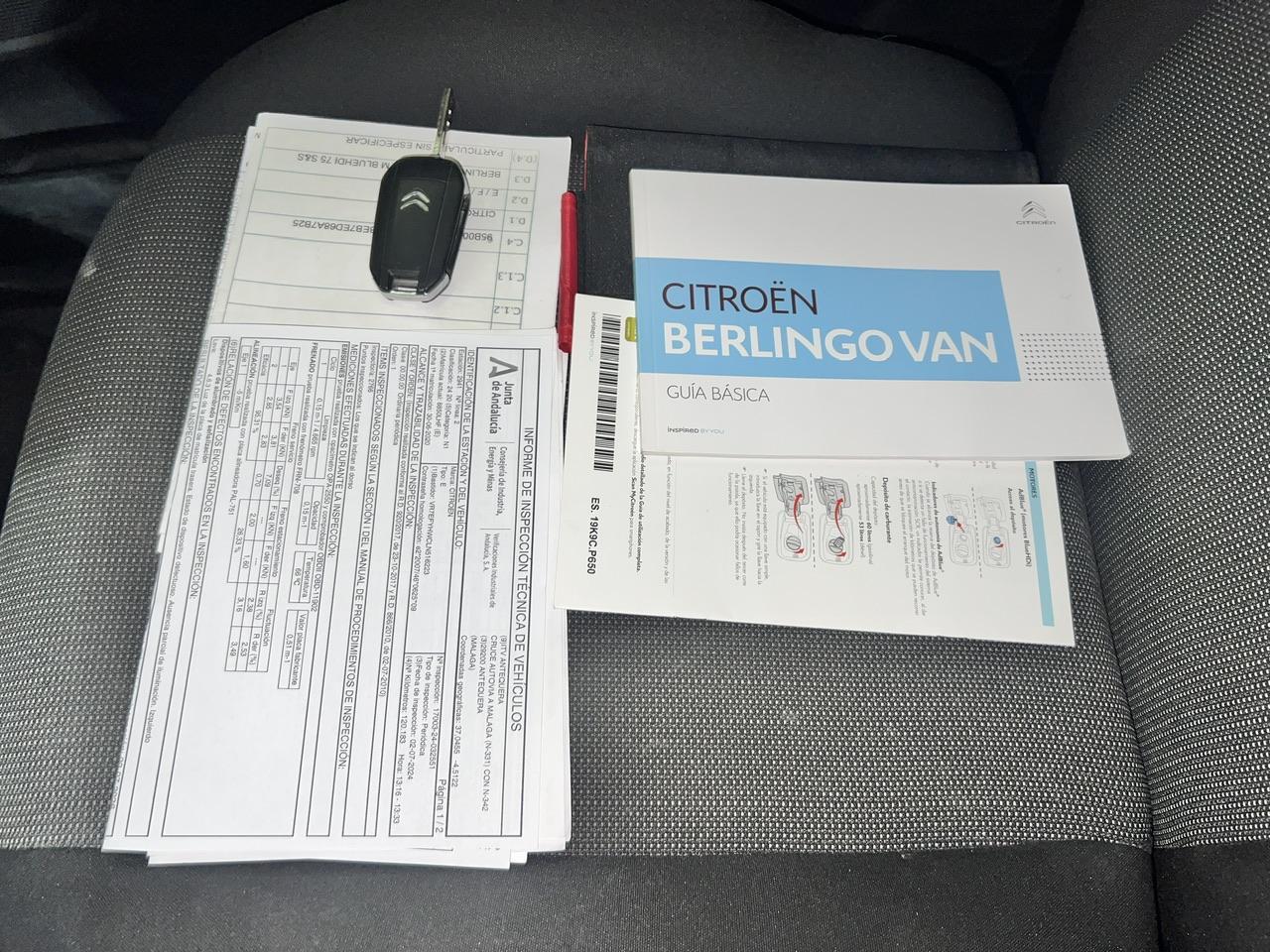 Citroën Berlingo Berlingo Van Talla M BlueHDi 75 S&S CONTROL