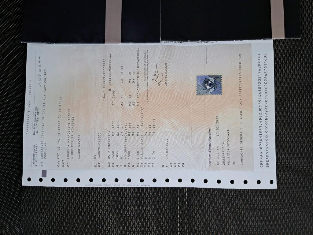 DS DS7 Crossback Hybride E-Tense 225 EAT8 Bastille+ 2022