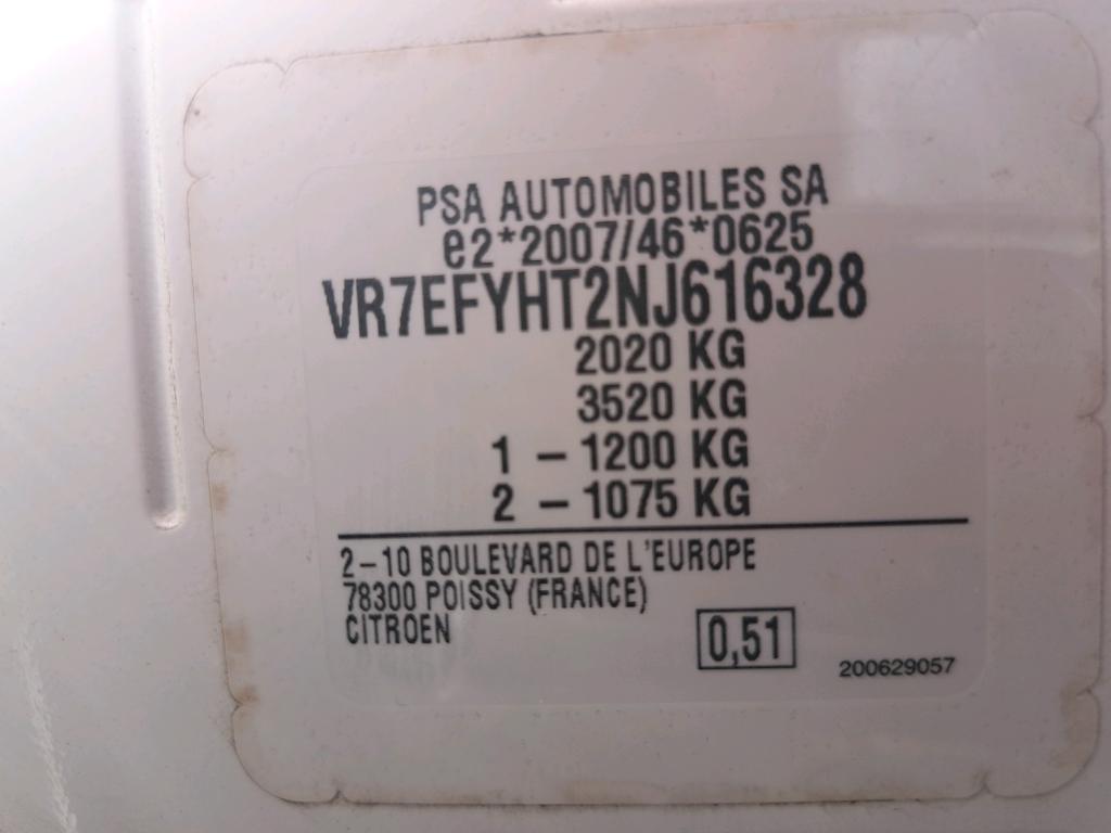 Citroen BERLINGO VAN M 650 BLUEHDI 100 S&S BVM6 CLUB 2022