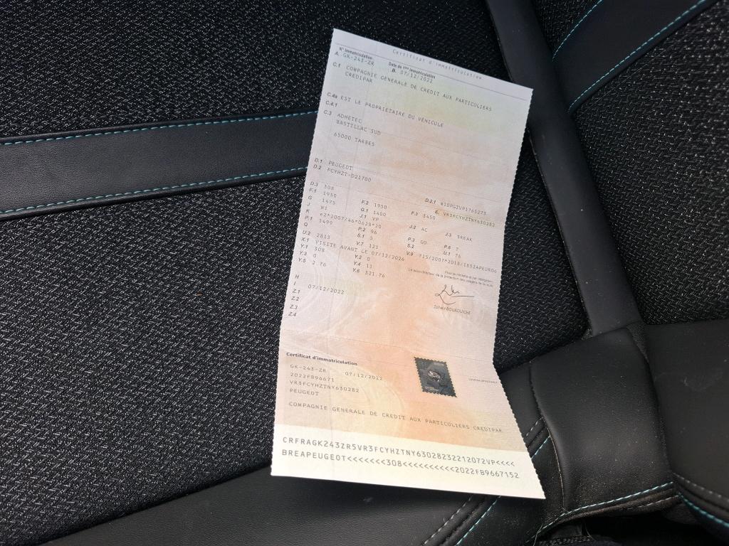 Peugeot 308 SW BlueHDi 130ch S&S EAT8 Allure Pack 2022