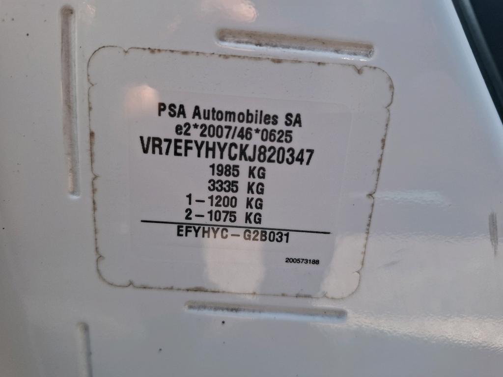 Citroen BERLINGO VAN M 650 BLUEHDI 100 S&S BVM5 CLUB 2019