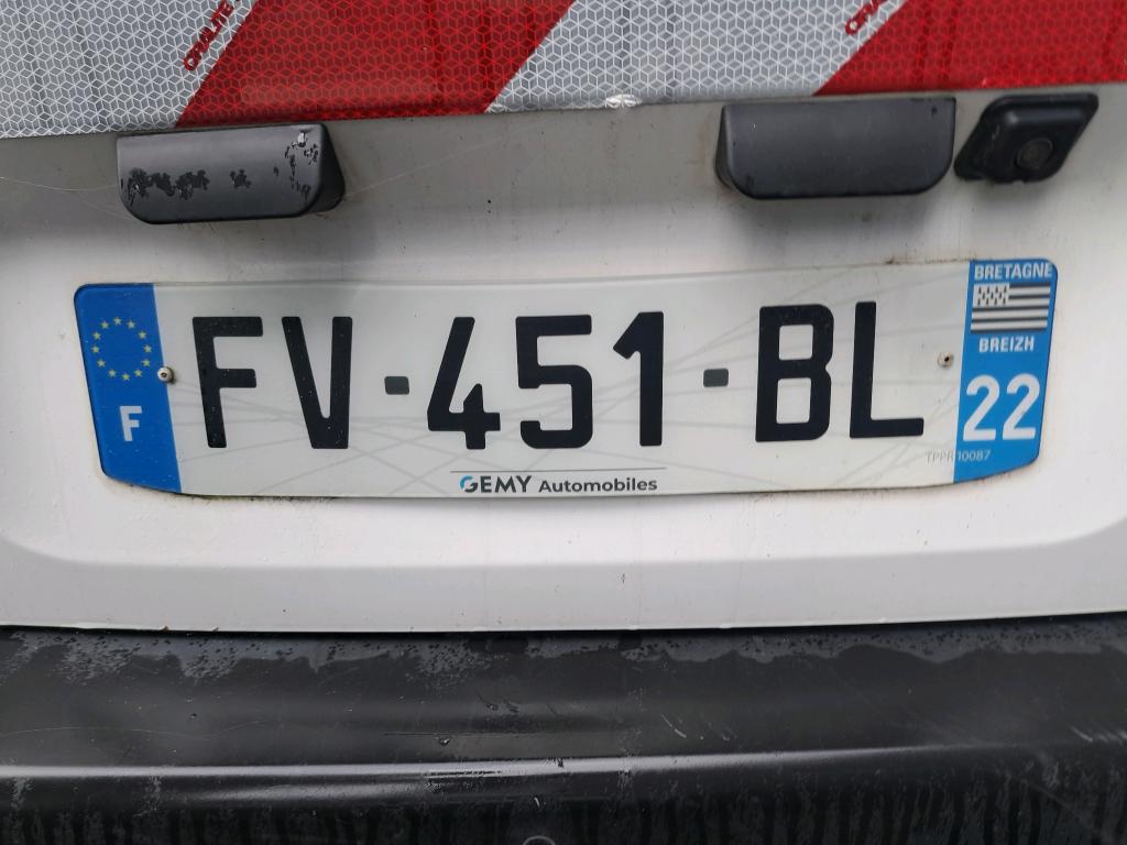 Peugeot PARTNER FOURGON STANDARD 1000 KG BLUEHDI 100 S&S BVM5 GRIP 2020