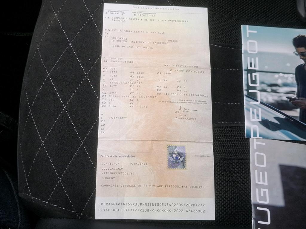 Peugeot 208 PureTech 130 S&S EAT8 GT Pack 2022