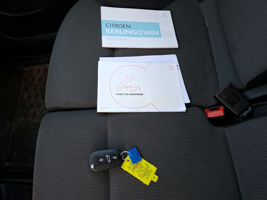 Citroen BERLINGO VAN M 650 BLUEHDI 100 S&S BVM5 CLUB 2020