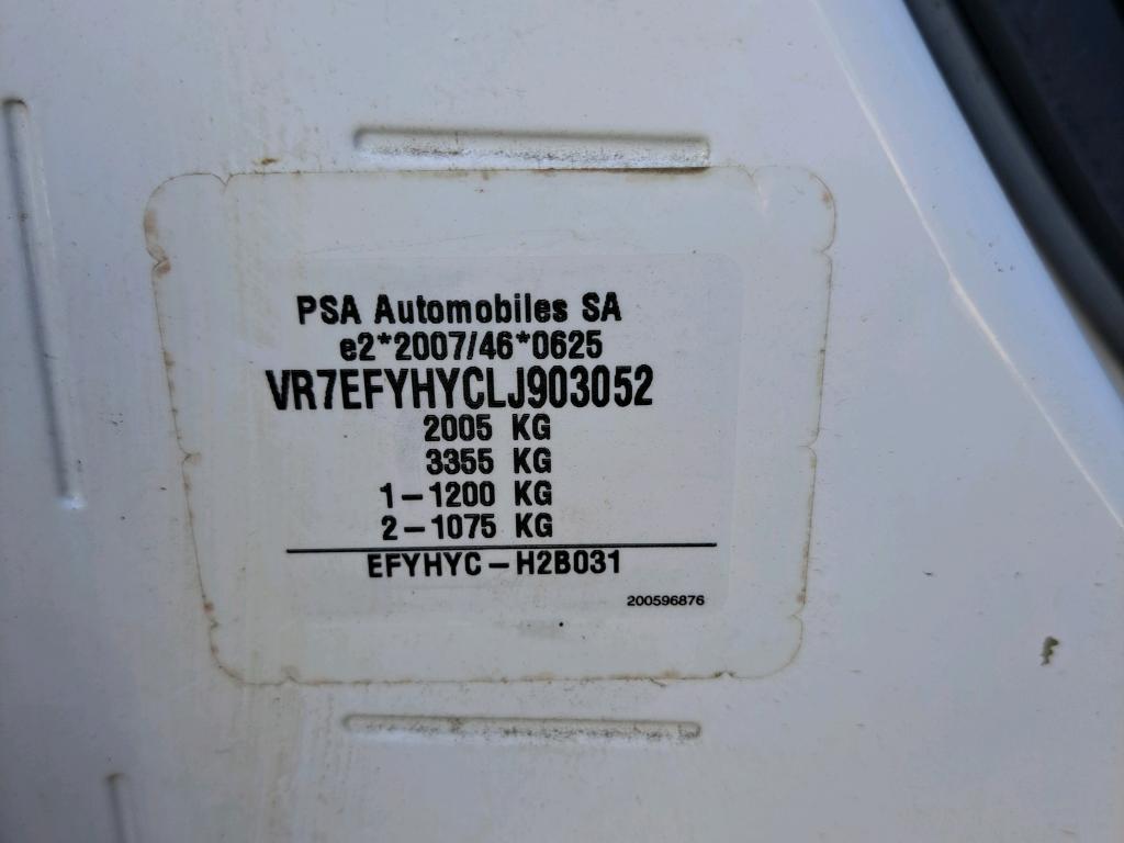 Citroen BERLINGO VAN M 650 BLUEHDI 100 S&S BVM5 CLUB 2020