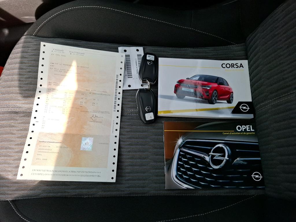 Opel Corsa Electrique 136 ch & Batterie 50 kWh Edition 2020