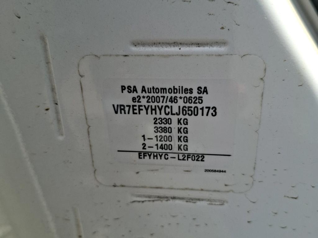 Citroen BERLINGO CA XL BLUEHDI 100 S&S BVM5 CONTROL 2020