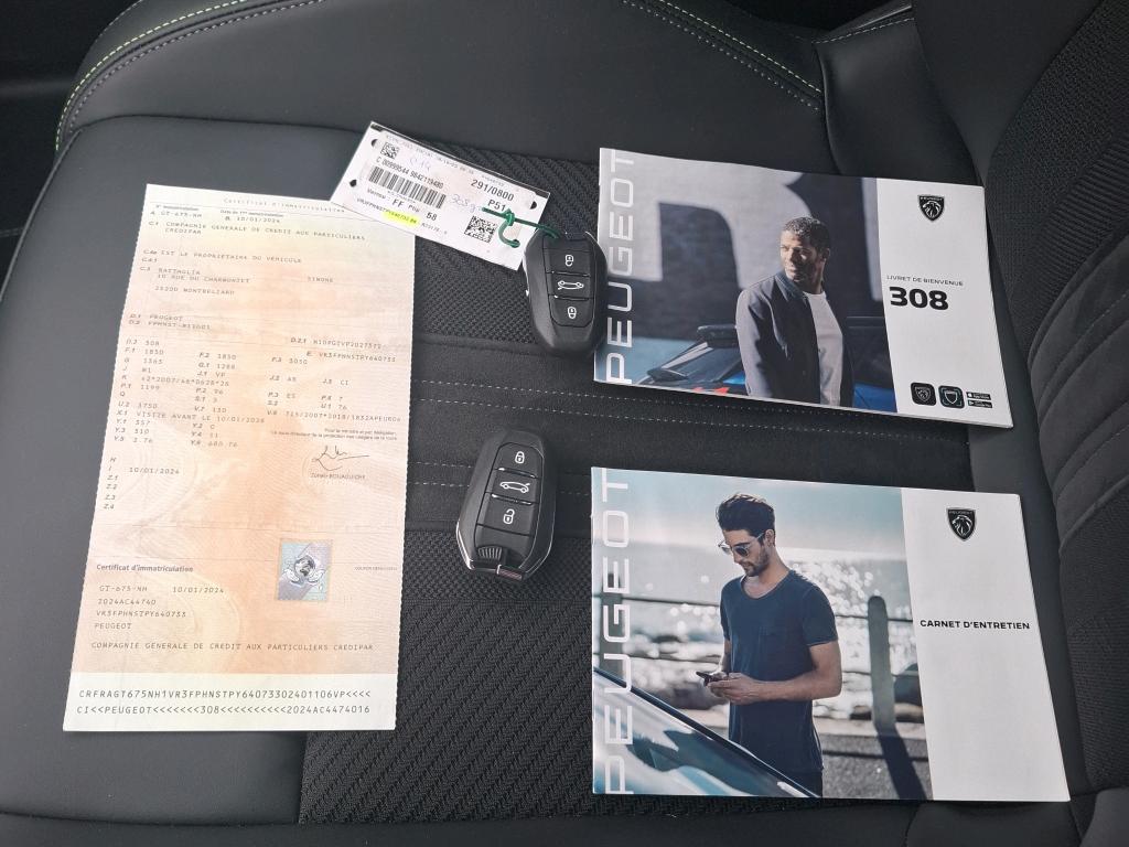 Peugeot 308 PureTech 130ch S&S EAT8 GT 2024