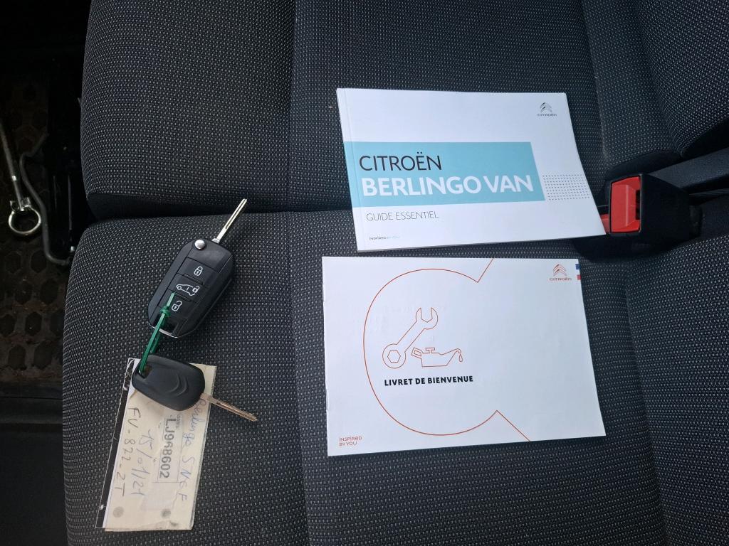 Citroen BERLINGO VAN M 650 BLUEHDI 100 S&S BVM5 CLUB 2020