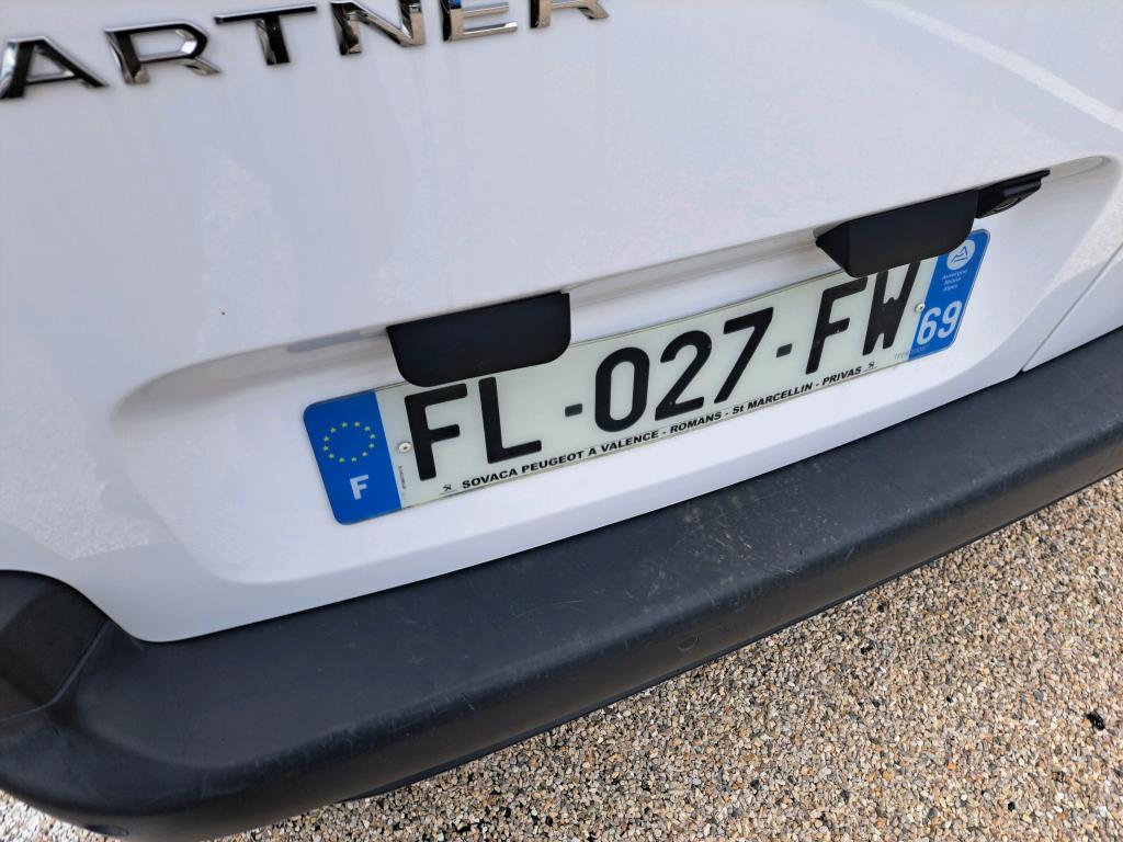 Peugeot PARTNER FOURGON STANDARD 650 KG BLUEHDI 75 BVM5 PREMIUM 2019