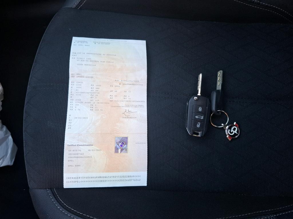 Opel Corsa 1.2 75 ch BVM5 Elegance Business 2022