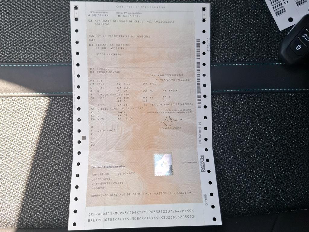 Peugeot 308 SW PHEV 180 e-EAT8 Allure 2023