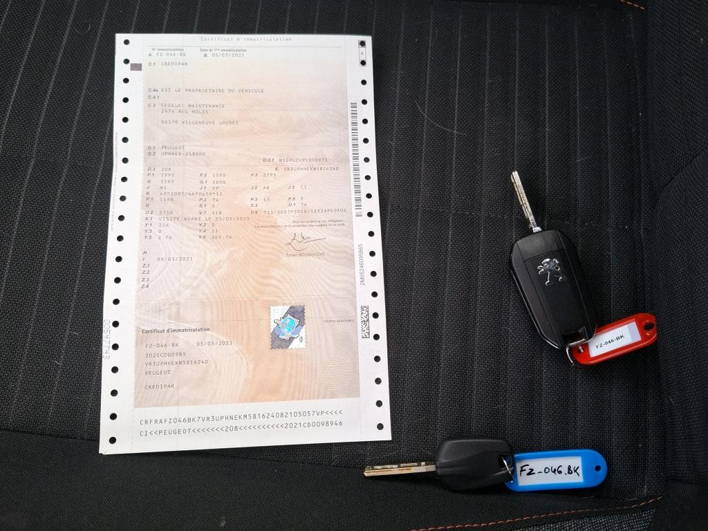 Peugeot 208 PURETECH 100 S&S BVM6 ACTIVE BUSINESS R 2021