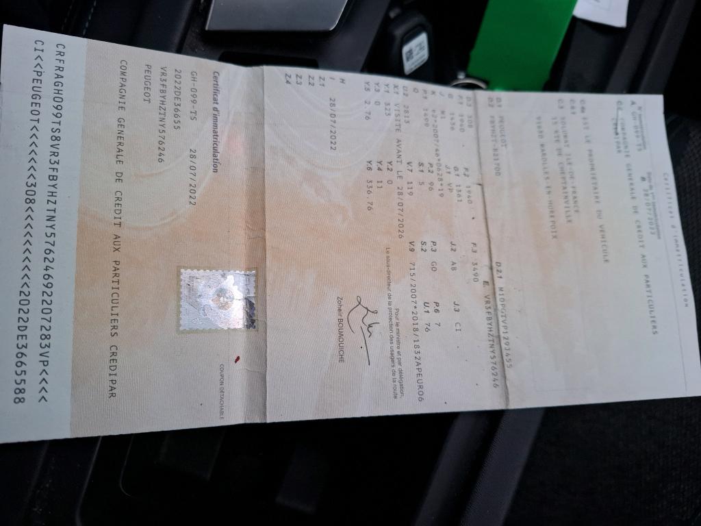 Peugeot 308 BlueHDi 130ch S&S EAT8 Allure 2022