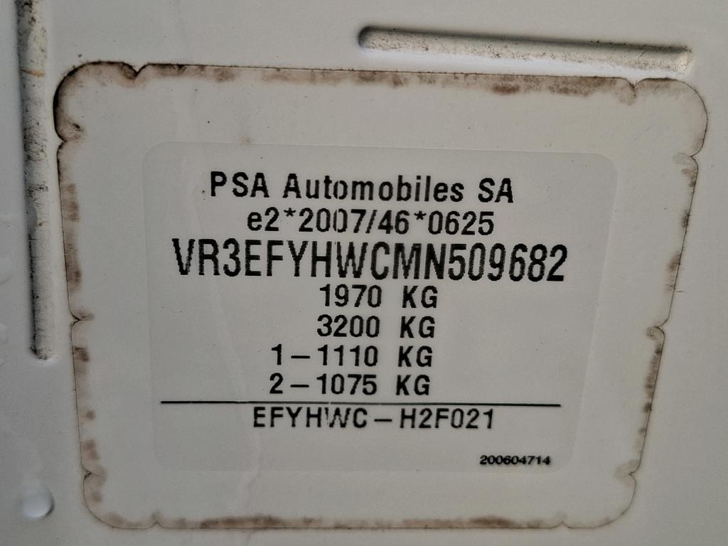 Peugeot PARTNER FOURGON STANDARD 650 KG BLUEHDI 75 BVM5 PREMIUM 2021