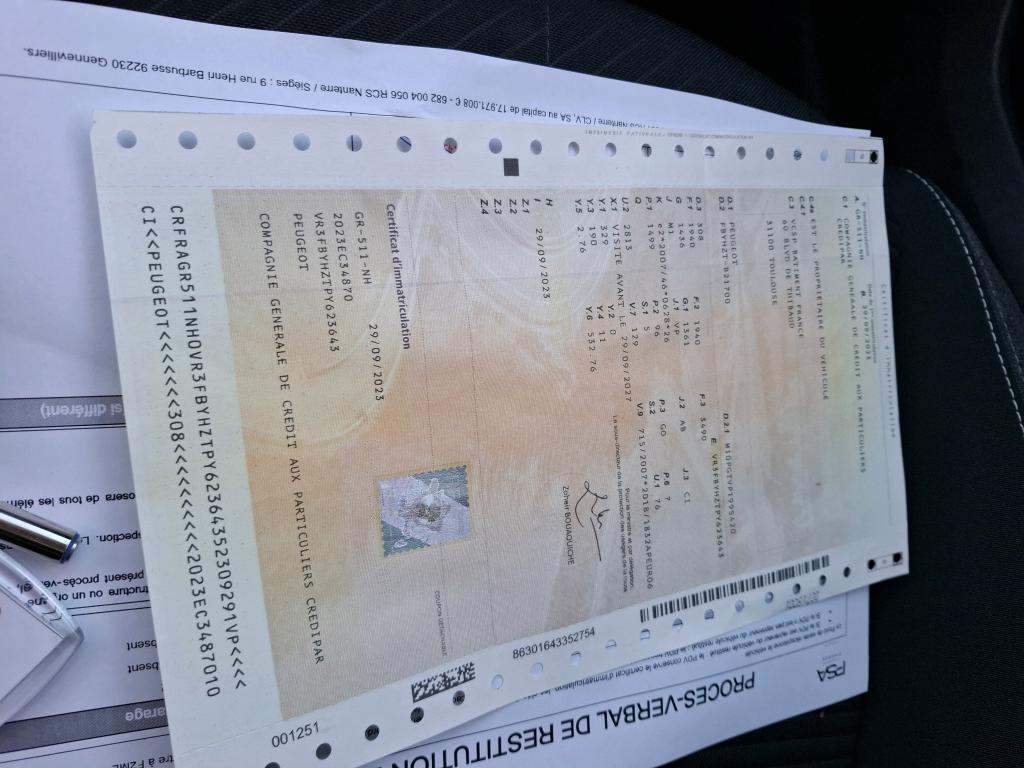 Peugeot 308 BlueHDi 130ch S&S EAT8 Active Pack 2023