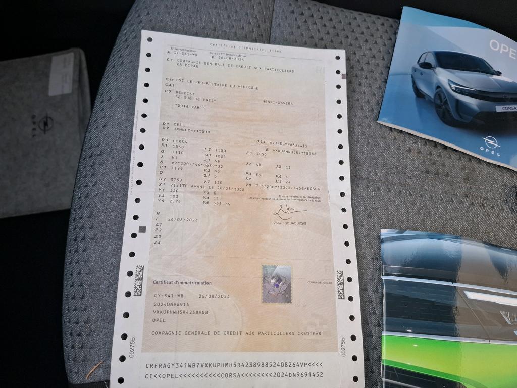 Opel Corsa 1.2 75 ch BVM5  2024