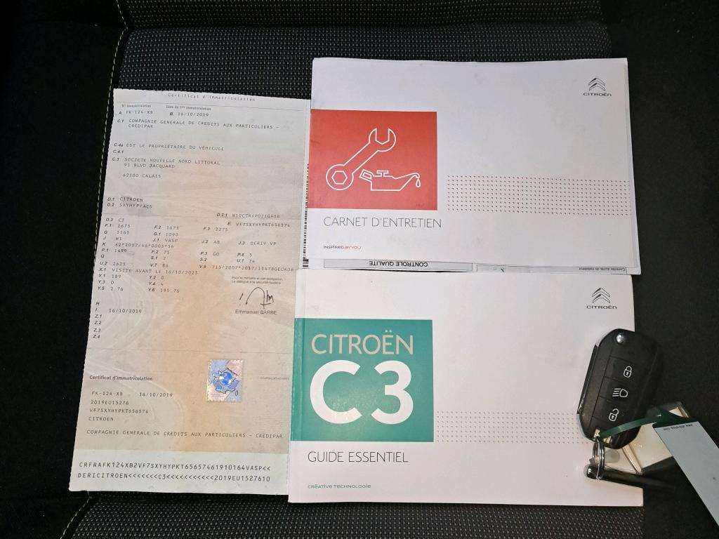 Citroen C3 SOCIETE BLUEHDI 100 S&S BVM FEEL BUSINESS R 2019