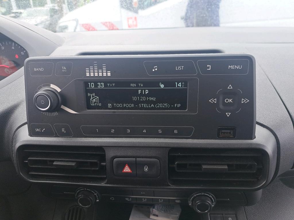 Peugeot PARTNER FOURGON STANDARD 650 KG BLUEHDI 100 S&S BVM5 PREMIUM 2021