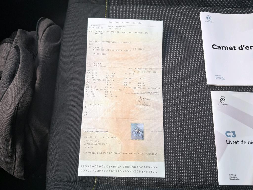 Citroen C3 PureTech 83 ch BVM5 You 2024