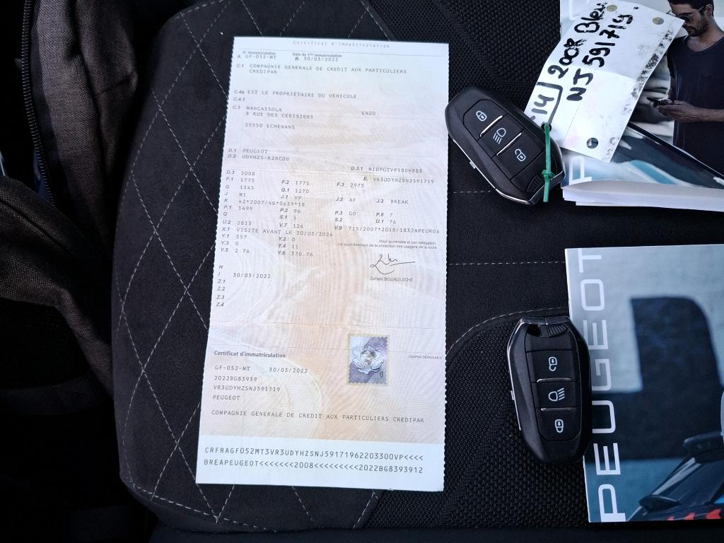 Peugeot 2008 BlueHDi 130 S&S EAT8 GT Pack 2022