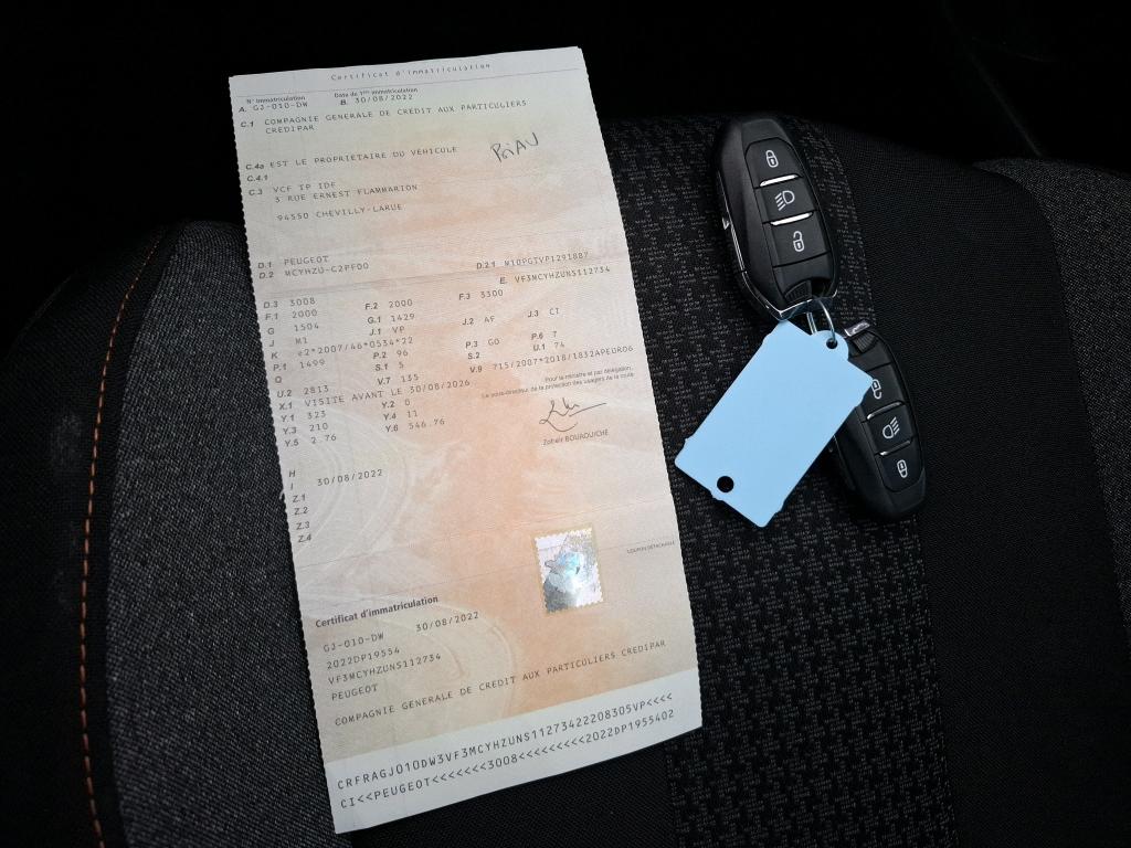 Peugeot 3008 BlueHDi 130ch S&S EAT8 Active Pack 2022