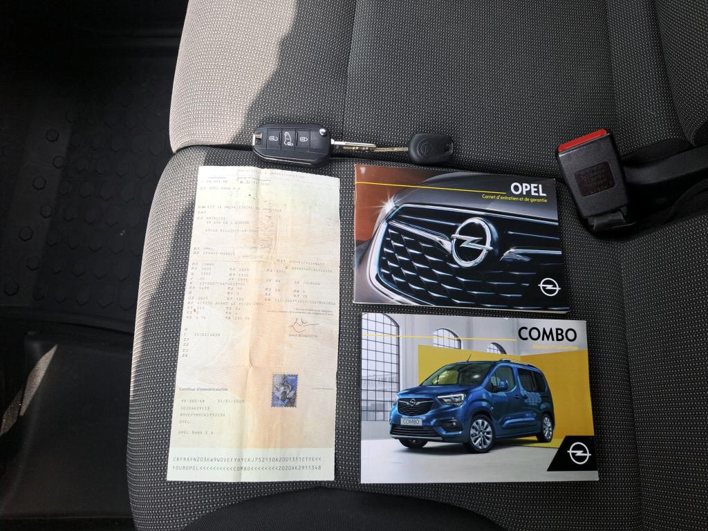 Opel COMBO CARGO 1.5 100 CH S/S L1H1 BVM5 STANDARD PACK CLIM 2020