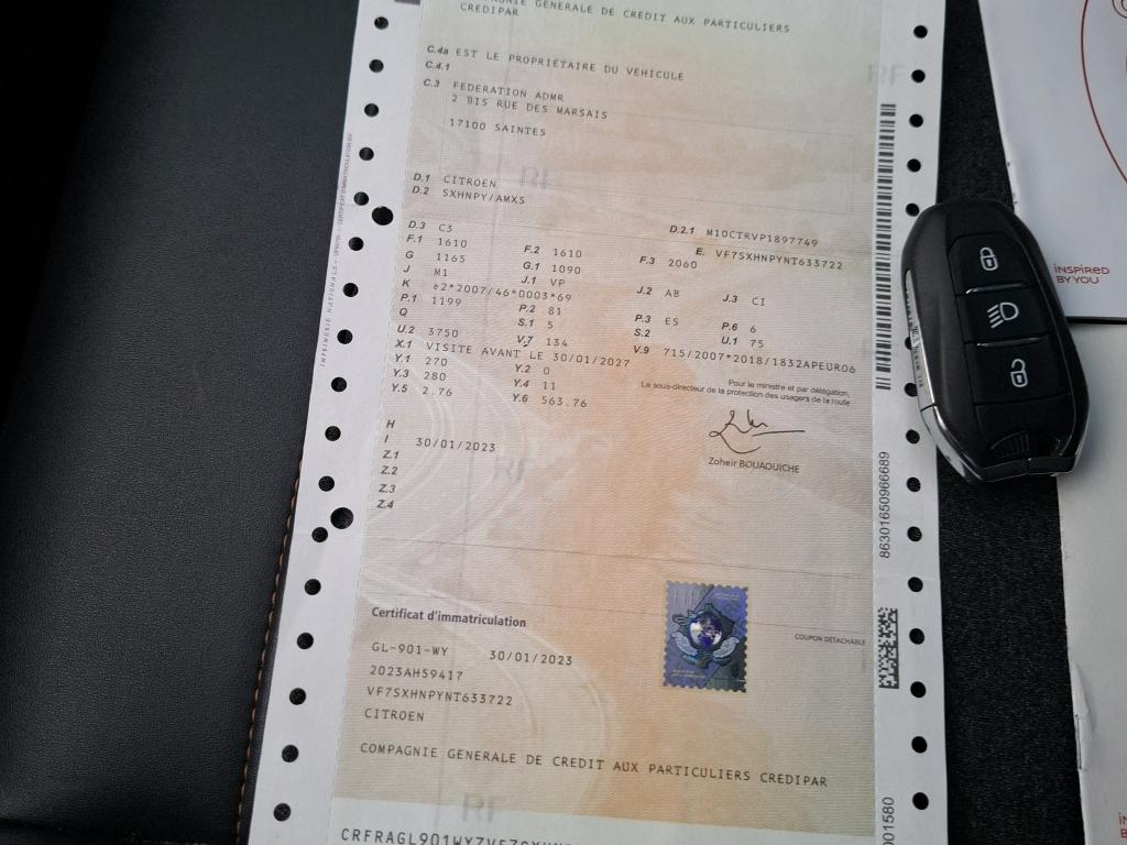 Citroen C3 PureTech 110 S&S EAT6 Shine Pack 2023