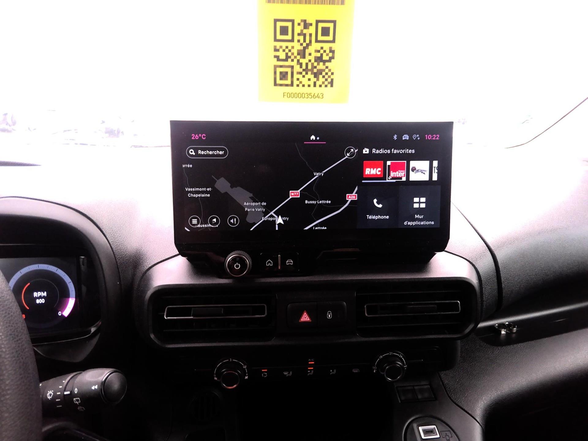 FIAT DOBLO FOURGON TAILLE M 650 KG BLUEHDI 100 S&S BVM6  2024