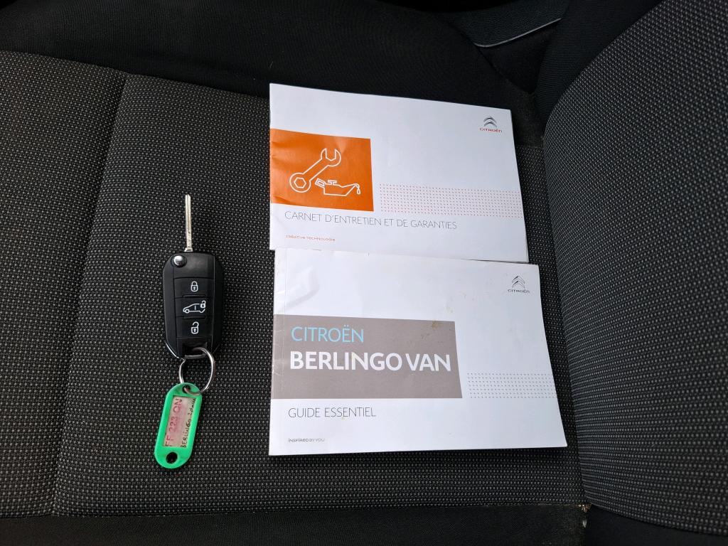 Citroen BERLINGO VAN M 650 BLUEHDI 100 S&S CLUB 2019