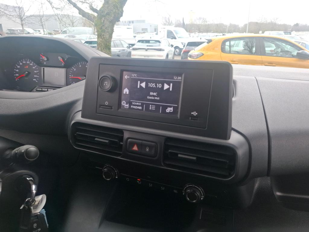 Peugeot PARTNER FOURGON M 950 KG BLUEHDI 100 S&S BVM6  2023