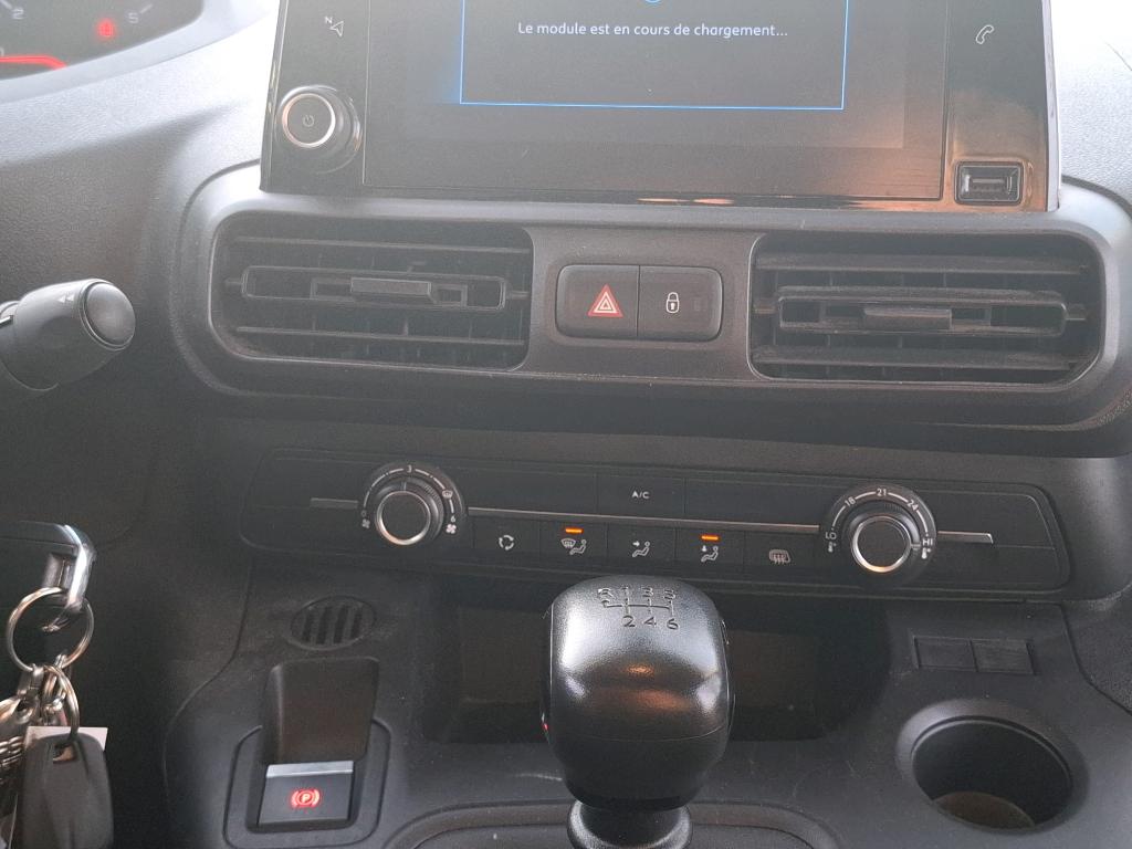 Peugeot PARTNER FOURGON STANDARD 650 KG BLUEHDI 100 S&S BVM6 ASPHALT 2022