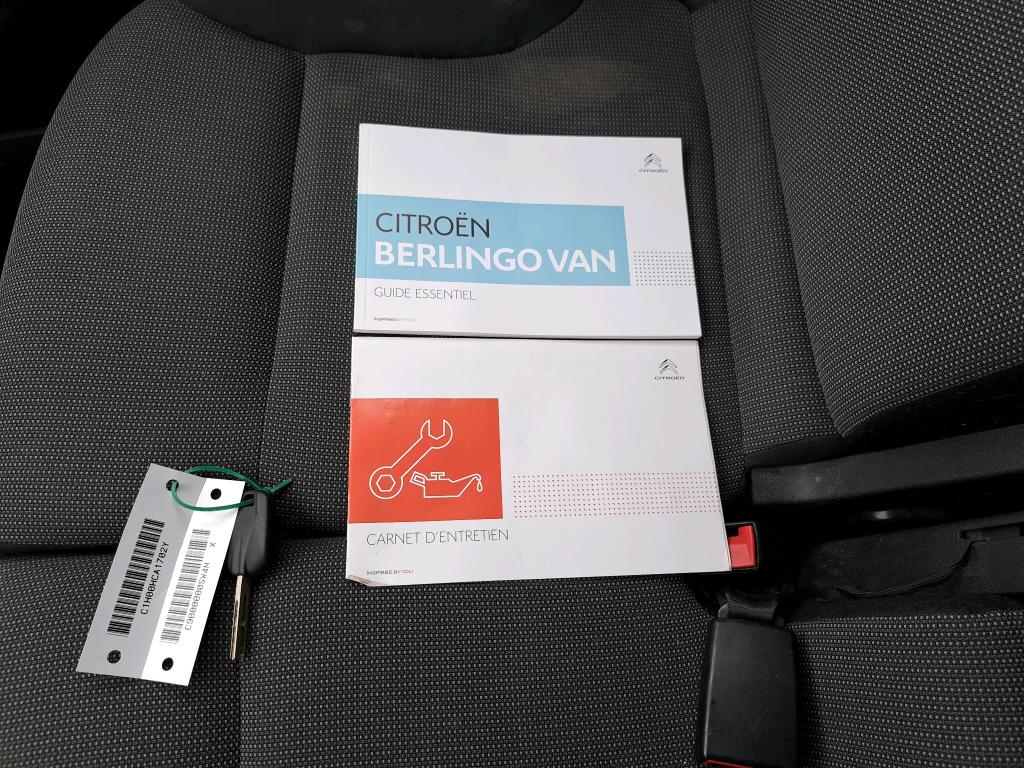 Citroen BERLINGO VAN M 650 BLUEHDI 100 S&S BVM5 CLUB 2019
