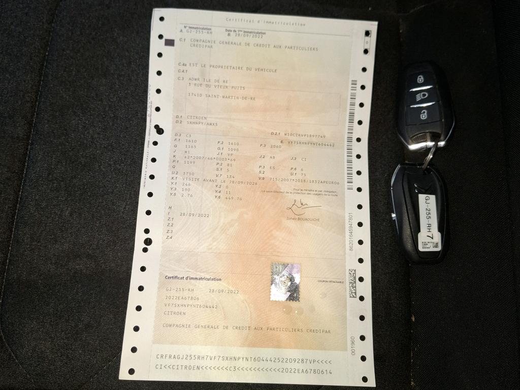 Citroen C3 PureTech 110 S&S EAT6 Shine Pack 2022