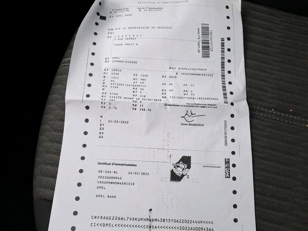 Opel Corsa 1.2 75 ch BVM5 Elegance Business 2022