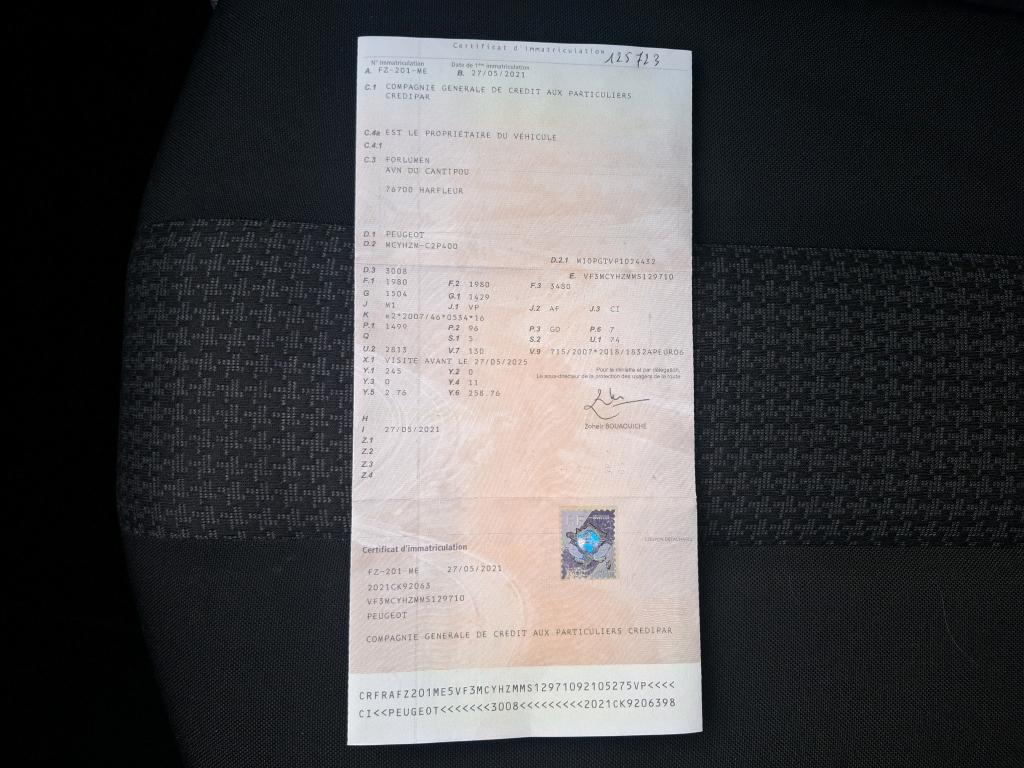 Peugeot 3008 BlueHDi 130ch S&S BVM6 Active Business 2021