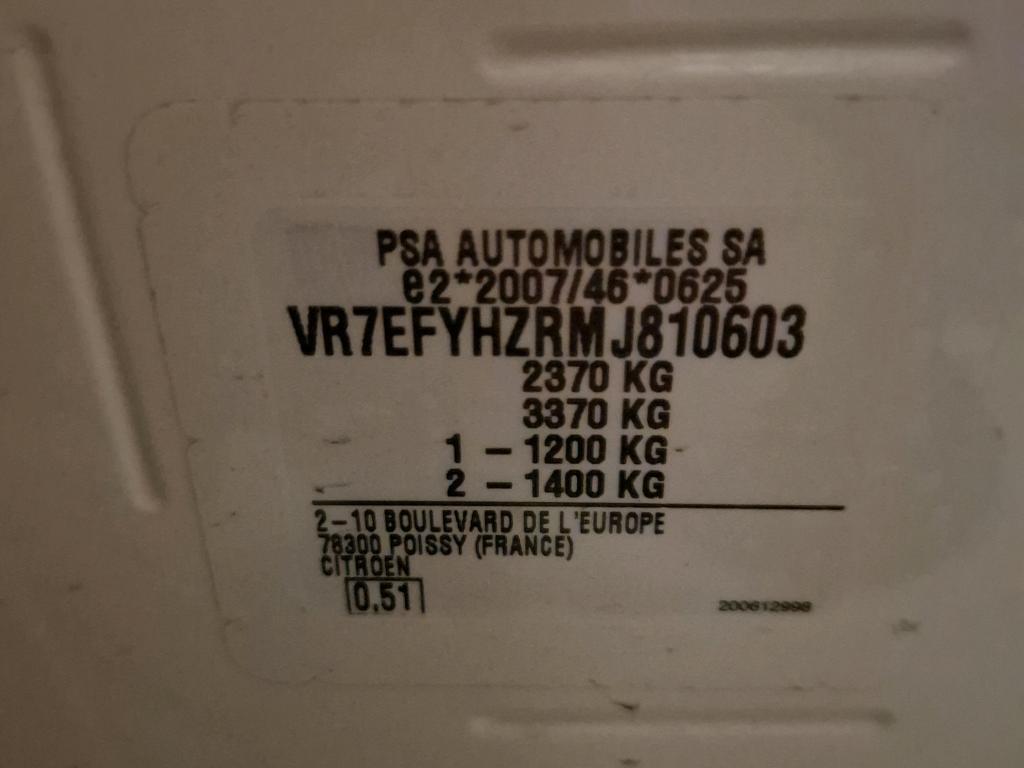 Citroen BERLINGO VAN XL 950 BLUEHDI 130 S&S EAT8 DRIVER 2021