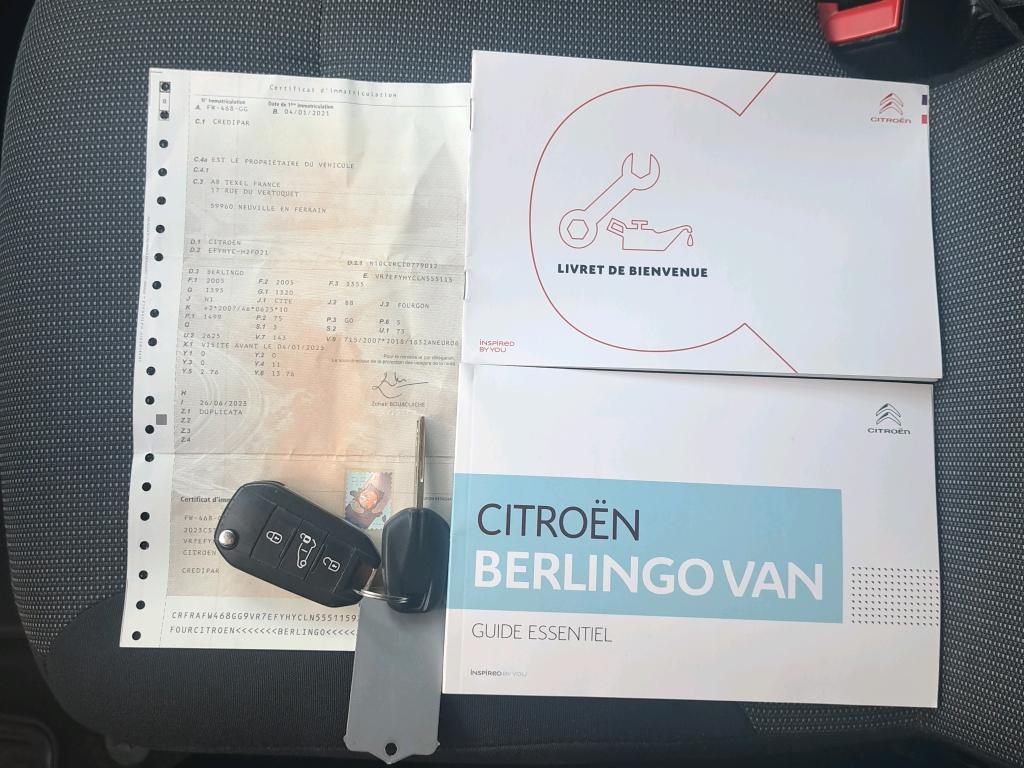 Citroen BERLINGO VAN M 650 BLUEHDI 100 S&S BVM5 DRIVER 2021