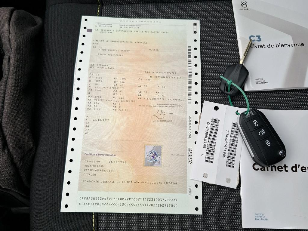 Citroen C3 PureTech 83 ch BVM5 You 2023
