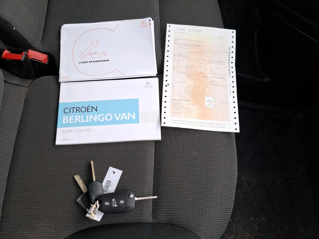 Citroen BERLINGO VAN M 650 BLUEHDI 100 S&S BVM5 DRIVER 2020