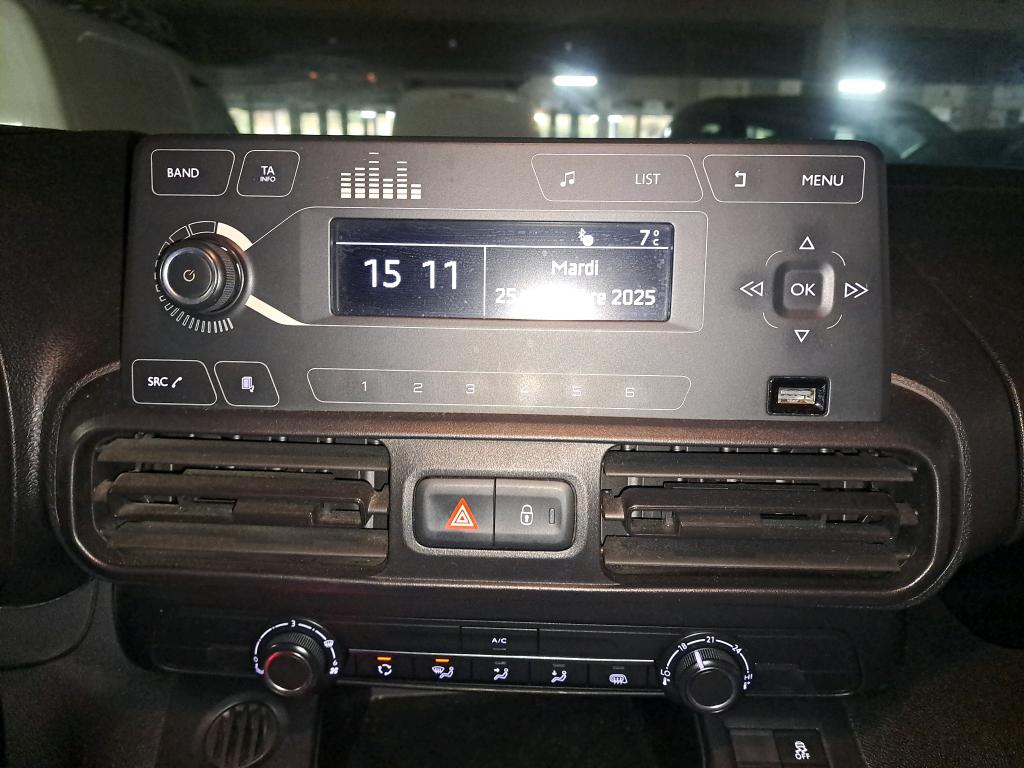 Citroen BERLINGO VAN M 650 BLUEHDI 75 BVM5 CLUB 2019