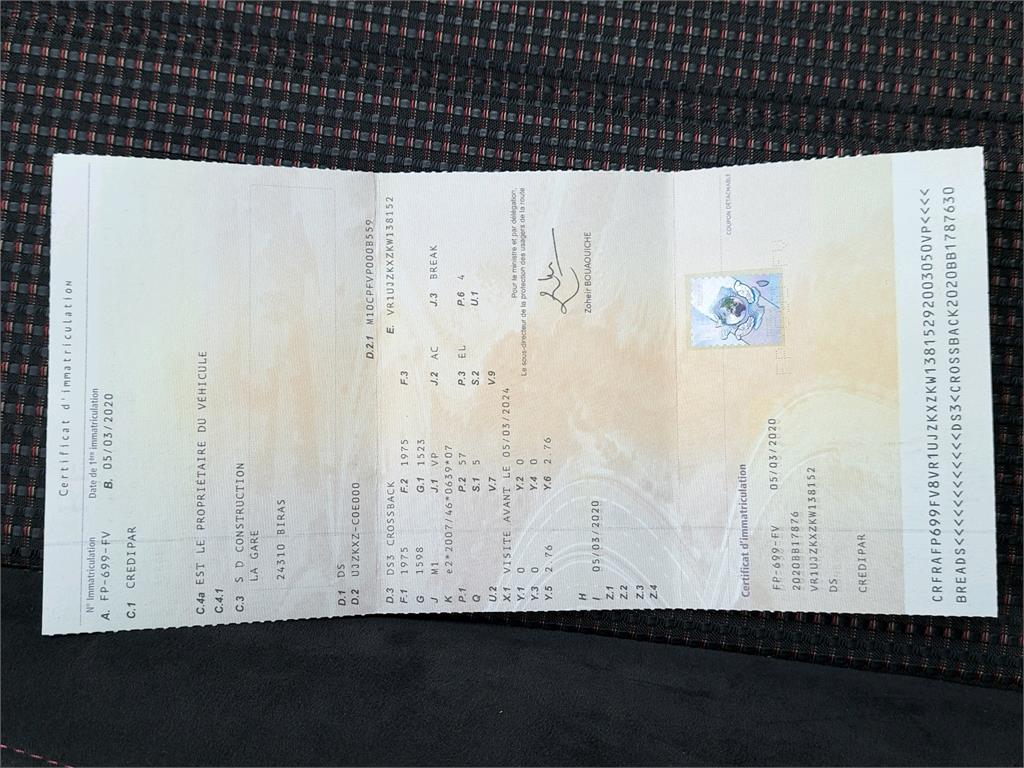 DS DS3 Crossback E-Tense Performance Line+ 2020