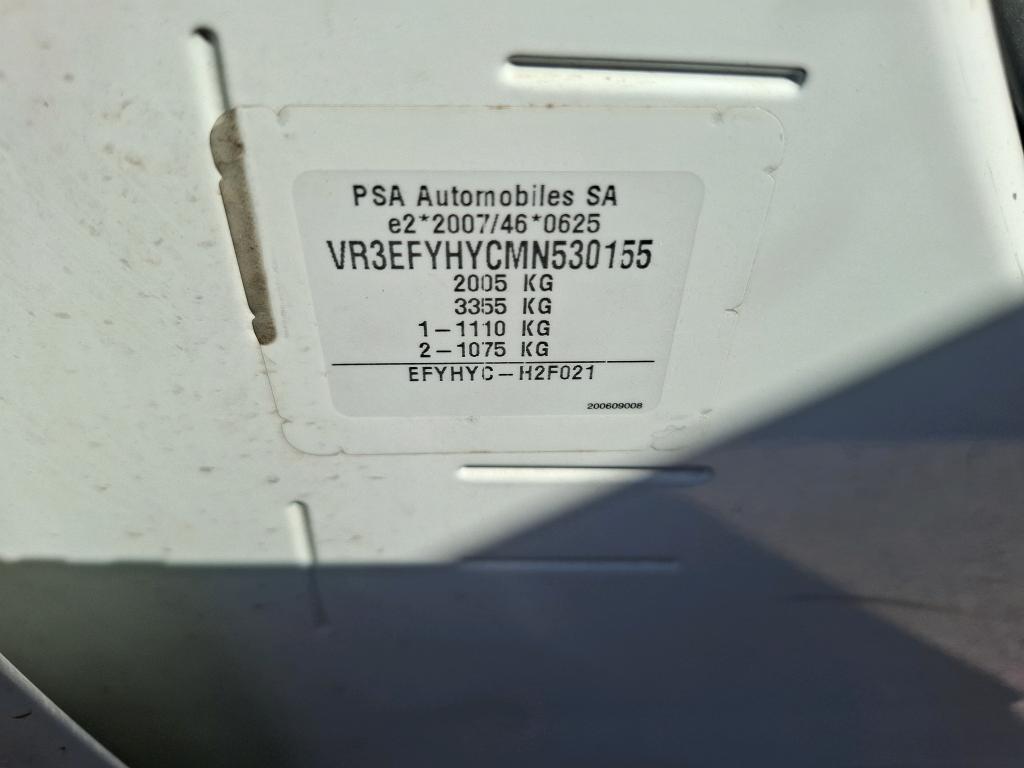 Peugeot PARTNER FOURGON STANDARD 650 KG BLUEHDI 100 S&S BVM5 PREMIUM 2021