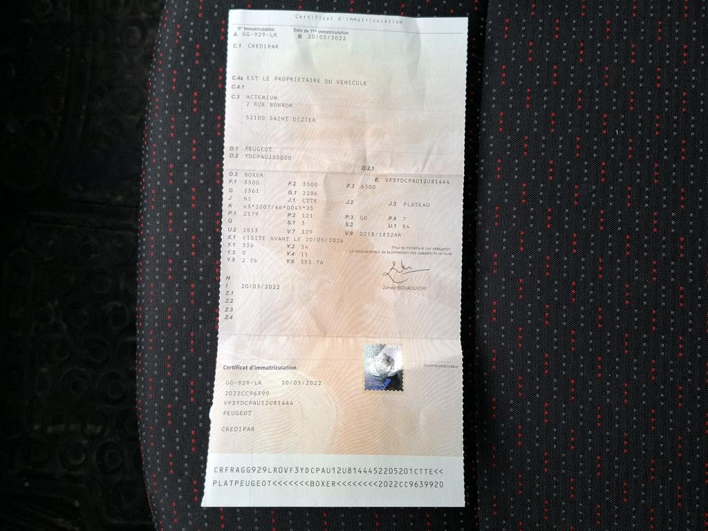 Peugeot BOXER CC 435 L4 BLUEHDI 165 S&S PREMIUM 2022