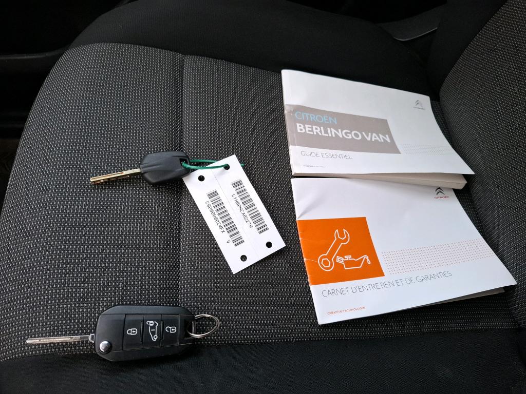 Citroen BERLINGO VAN M 650 BLUEHDI 100 S&S CLUB 2019