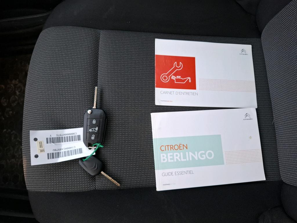 Citroen BERLINGO VAN M 650 BLUEHDI 100 S&S BVM5 CLUB 2019